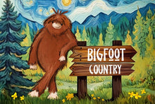 Load image into Gallery viewer, Bigfoot Country - Sasquatch Yeti Camping Wilderness Puzzle
