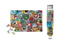 Load image into Gallery viewer, Road Trip USA - Mini Jigsaw Puzzle states sticker style