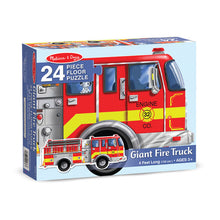 Load image into Gallery viewer, Giant Fire Truck Floor Puzzle - 24 Pieces