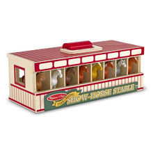 Load image into Gallery viewer, Take-Along Show-Horse Stable Play Set