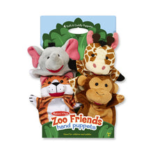 Load image into Gallery viewer, Zoo Friends Hand Puppets