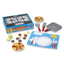 Load image into Gallery viewer, Flip & Serve Pancake Set - Wooden Play Food