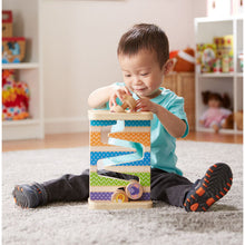 Load image into Gallery viewer, First Play Wooden Safari Zig-Zag Tower With 4 Rolling Pieces