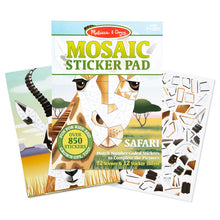 Load image into Gallery viewer, Mosaic Sticker Pad - Safari