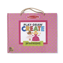 Load image into Gallery viewer, Natural Play: Play, Draw, Create Reusable Drawing & Magnet Kit - Princesses
