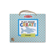 Load image into Gallery viewer, Natural Play: Play, Draw, Create Reusable Drawing & Magnet Kit - Ocean