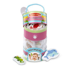 Load image into Gallery viewer, Tub Stickables - Mermaids Soft Shapes Bath Toy