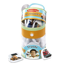 Load image into Gallery viewer, Tub Stickables - Trucks Soft Shapes Bath Toy