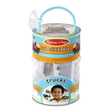 Load image into Gallery viewer, Tub Stickables - Trucks Soft Shapes Bath Toy