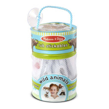 Load image into Gallery viewer, Tub Stickables - Wild Animals Soft Shapes Bath Toy
