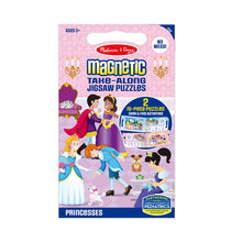 Load image into Gallery viewer, Take Along Magnetic Jigsaw Puzzles - Princesses