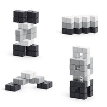 Load image into Gallery viewer, PIXIO Abstract Series NOIR - 60pc Magnetic Blocks in 3 Colors