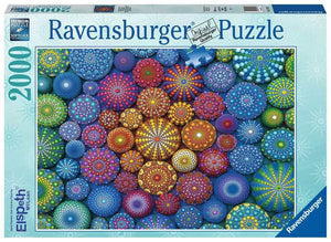 Radiating Rainbow Mandalas  (2000 pc Puzzle)