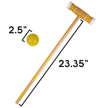 Load image into Gallery viewer, Six-Player Travel Croquet Set With Drawstring Bag
