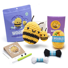 Load image into Gallery viewer, Mommy &amp; Me Cornelius the Bee Combo Crochet Kit
