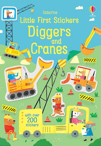 Little First Stickers Diggers  and Cranes