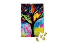 Load image into Gallery viewer, Stained Glass Tree MicroPuzzle - Mini Jigsaw Puzzle
