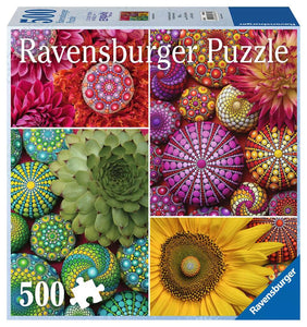 Elspeth McLean: Mandala Blooms (500 pc Puzzle)