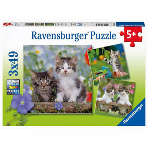 Cuddly Kittens 3 x 49 pc Puzzle