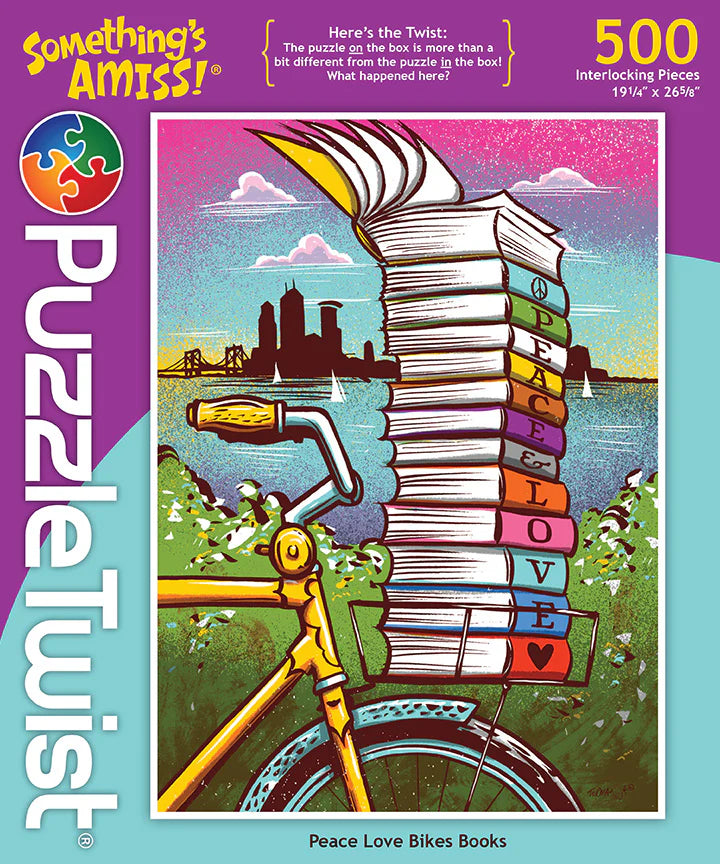 Peace Love Bikes Books 1000Pc