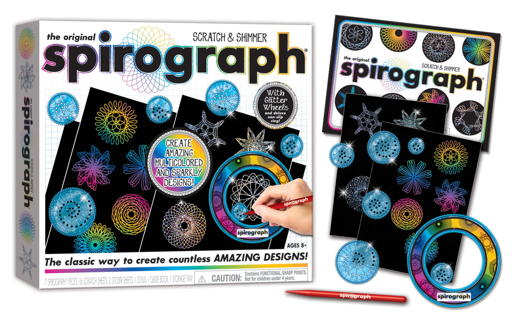 Spirograph Scratch & Shimmer