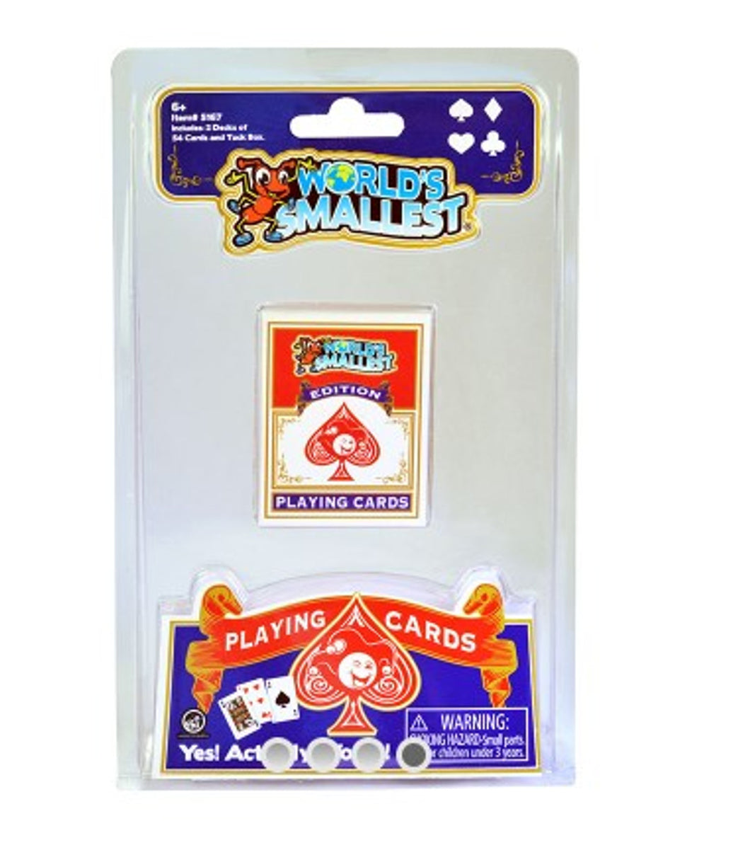 World's Smallest Playing Cards