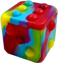 Load image into Gallery viewer, Poppin Dice' - Rainbow Satisfying Fidget Toy, Rainbow Colors
