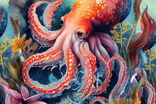 Load image into Gallery viewer, Octopus - Marine Life Scuba miniature puzzle
