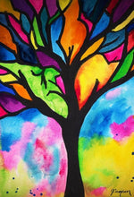 Load image into Gallery viewer, Stained Glass Tree MicroPuzzle - Mini Jigsaw Puzzle
