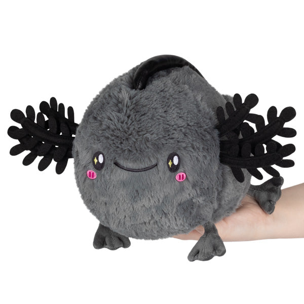 Mini Squishable Black Baby Axolotl