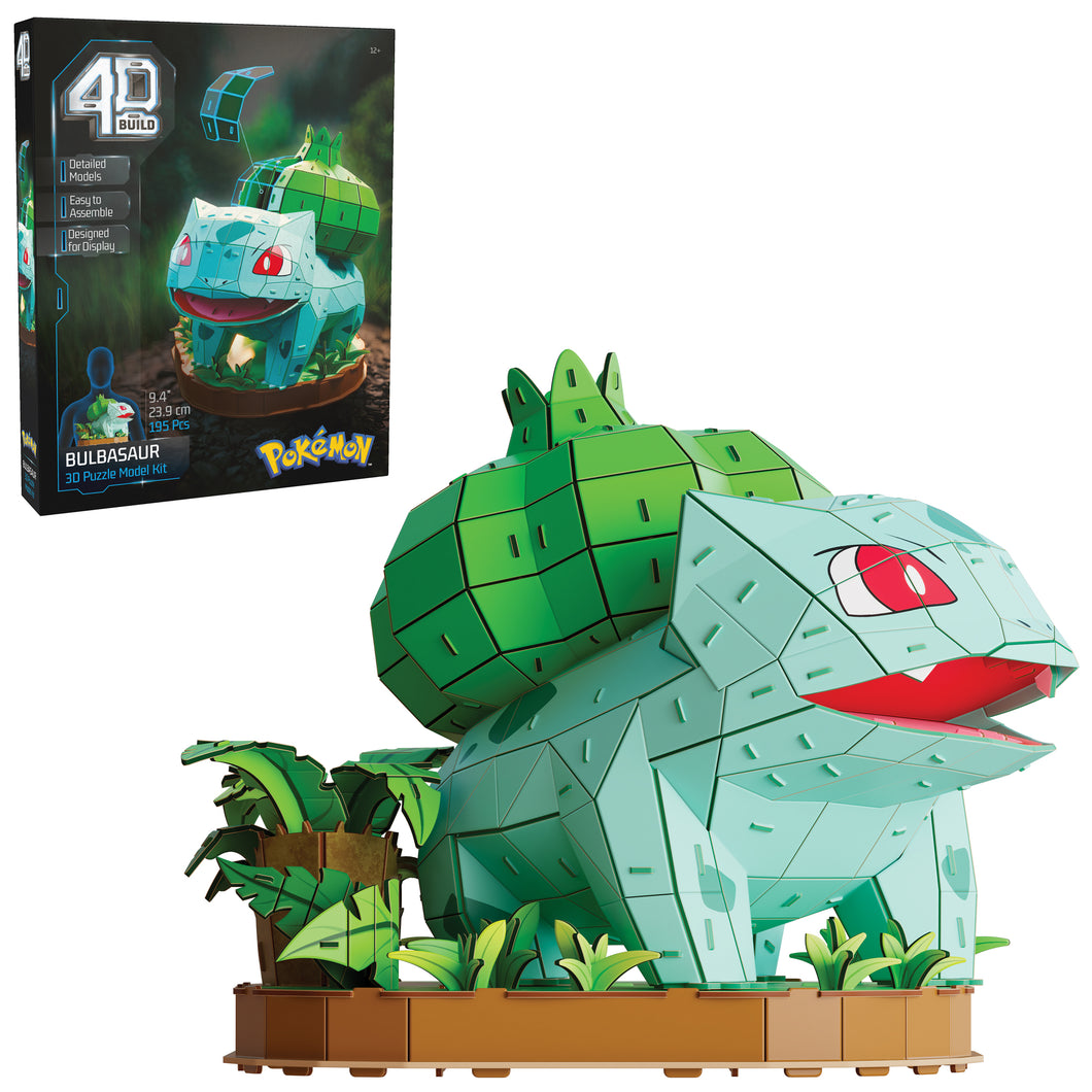 Pokemon Bulbasaur 3D Model Kit – Grey Duck Games & Toys