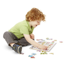 Load image into Gallery viewer, See-Inside Alphabet Peg Puzzle - 26 pieces
