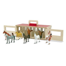 Load image into Gallery viewer, Take-Along Show-Horse Stable Play Set

