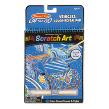 Load image into Gallery viewer, On the Go Scratch Art Color Reveal Pad - Vehicles
