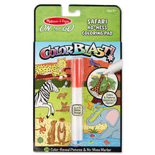 Load image into Gallery viewer, On the Go ColorBlast No-Mess Coloring Pad - Safari
