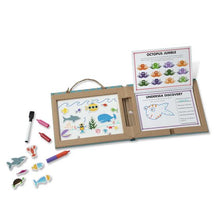 Load image into Gallery viewer, Natural Play: Play, Draw, Create Reusable Drawing &amp; Magnet Kit - Ocean
