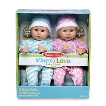 Load image into Gallery viewer, Mine to Love Twins Luke &amp; Lucy Dolls
