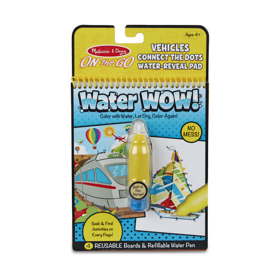 Water Wow Connect the dots Vehicles