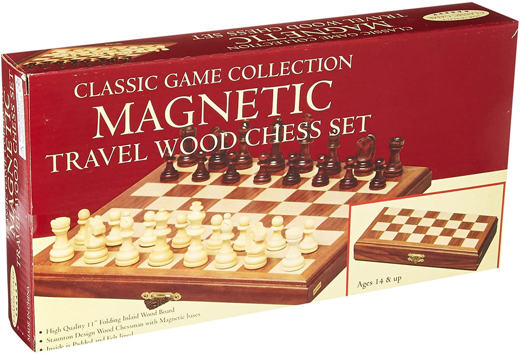 11.5 Inch Magnetic Chess Set Walnut