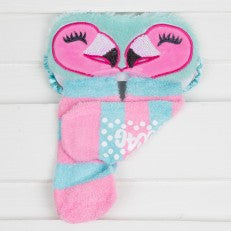 Flamingo Sleep Mask Sock Set