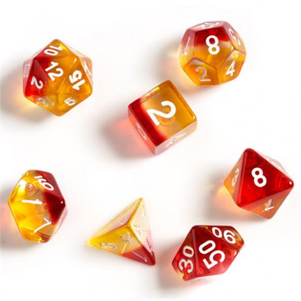 Sirius 7-set TR Yellow Red With White Numbers