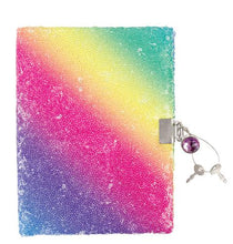 Load image into Gallery viewer, Rainbow Sequin Journal
