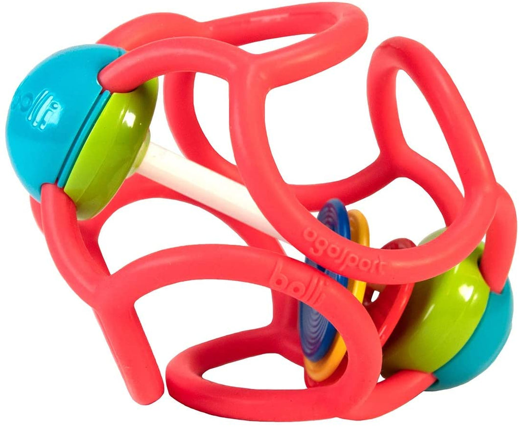 Ogo Bolli Ball Rattle Pink