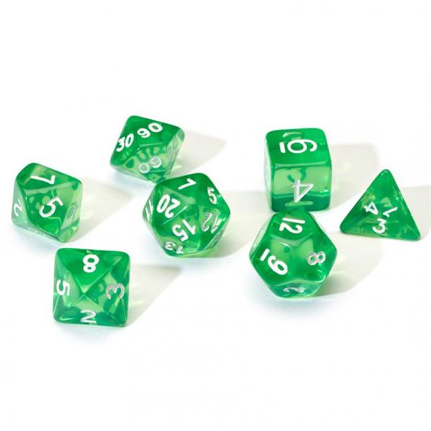 Sirius 7-set Green With White Numbers