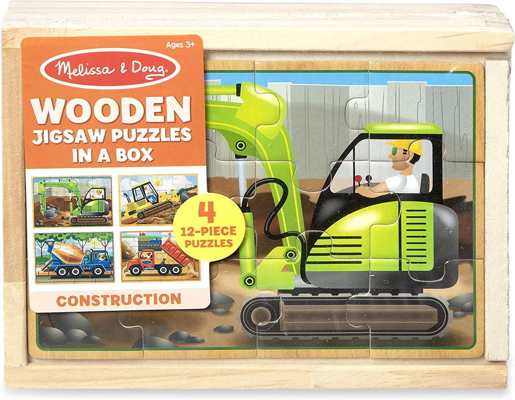 Construction Jigsaw Puzzles in a Box