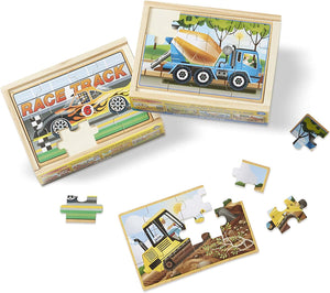 Construction Jigsaw Puzzles in a Box