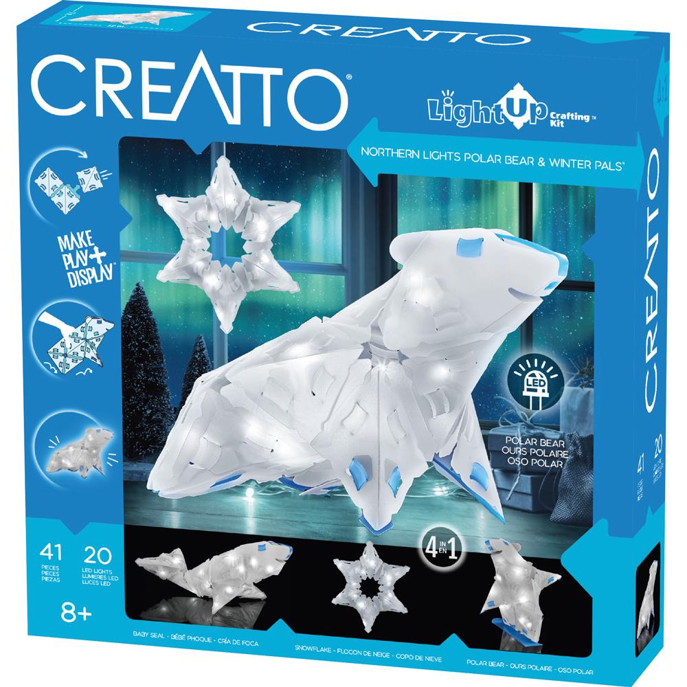 Creatto: Northern Lights Polar Bear & Winter Pals