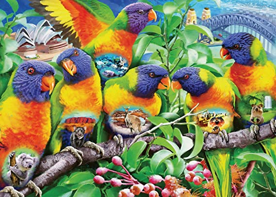 Land of the Lorikeet  (1000 pc Puzzle)