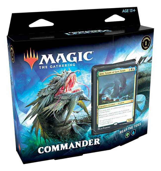 Commander Legends Commander Deck Reap The Tides