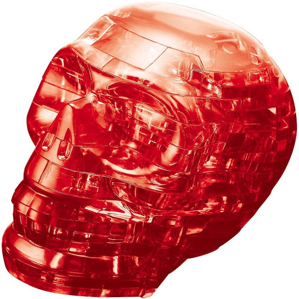 Crystal Puzzle-Skull (red)